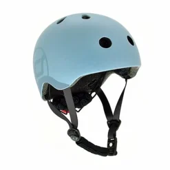 Scoot & Ride Løbecykler, Løbehjul & Cykelhjelme*Scoot&Ride Cykelhjelm Str. S-M, Steel