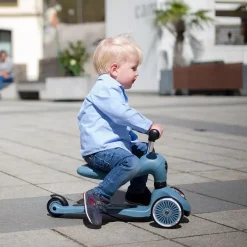 Scoot & Ride Løbecykler, Løbehjul & Cykelhjelme*Scoot&Ride Løbehjul Highwaykick 1 Steel