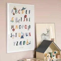 sebra Plakater & Wallstickers*Plakat, Alfabet A-A Pixie/Dragon