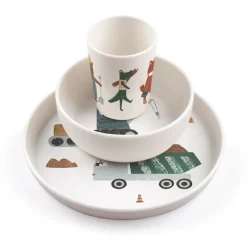 sebra Service*Tastii, Spisesæt - Busy Builders