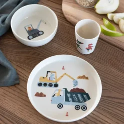 sebra Service*Tastii, Spisesæt - Busy Builders