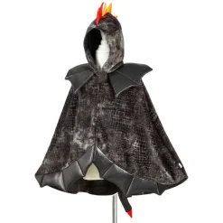 Souza Udklædning & Tilbehør*Dragekappe Sort, Str. 4-7Ar