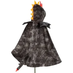 Souza Udklædning & Tilbehør*Dragekappe Sort, Str. 4-7Ar