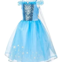 Souza Udklædning & Tilbehør*Ice Queen Kjole, Str. 8-10Ar