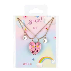 Souza Smykker*2Pk Bff Hjertehalskaeder