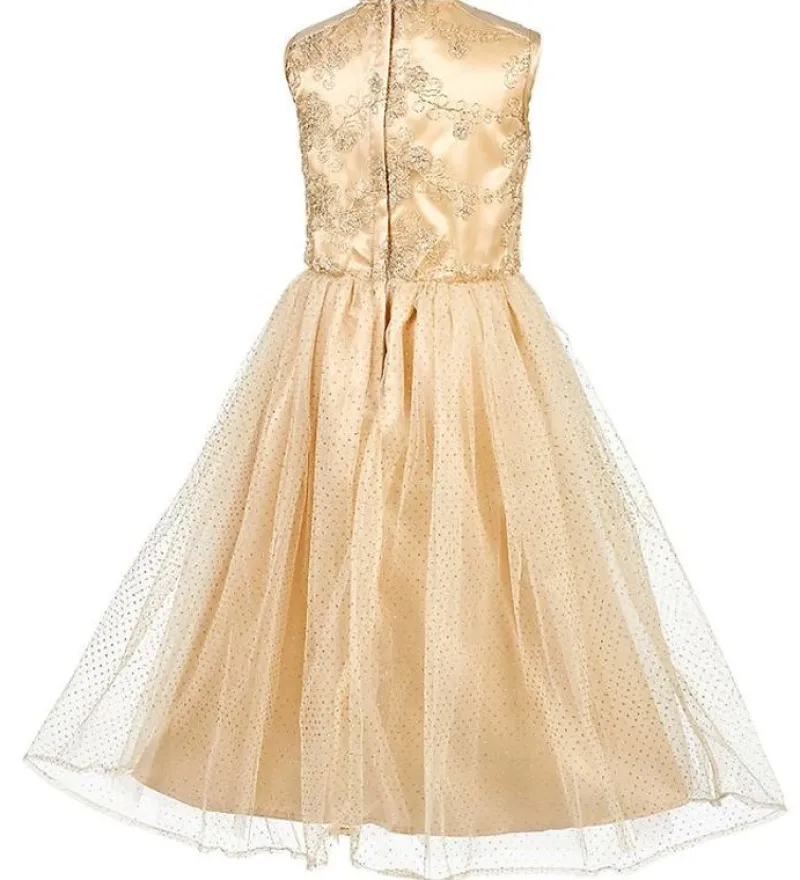 Souza Udklædning & Tilbehør*Prinsessekjole, Noraline Guld, 3-4Y