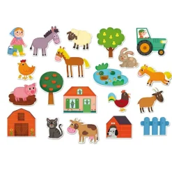 Vilac Magneter*Traemagneter | Motiver Fra Bondega Rden Kob Nu | All About Kids