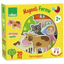 Vilac Magneter*Traemagneter | Motiver Fra Bondega Rden Kob Nu | All About Kids
