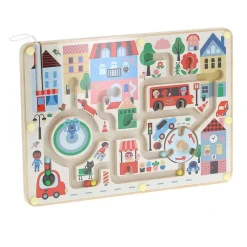 Vilac Blandet Legetøj*Labyrint - Lille By Af Ingela P Arrhenius