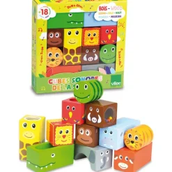 Vilac Musik*Traeklodser Med Lyd, Jungledyr