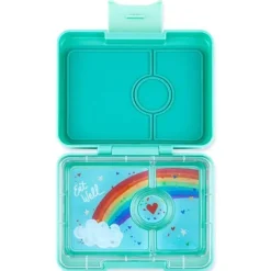 Yumbox Madpakken*Mini Snack Madkasse, Tropical Blue/Rainbow