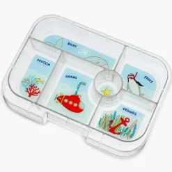 Yumbox Madpakken*Original 6 Rum, Blue/Submarine