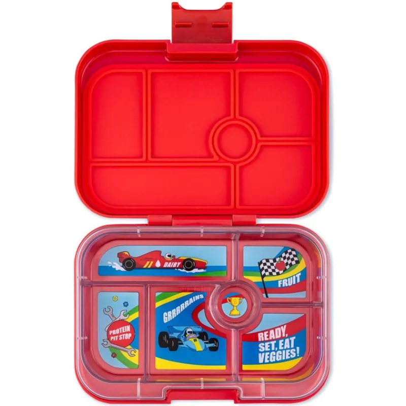 Yumbox Madpakken*Original 6 Rum, Red/Race