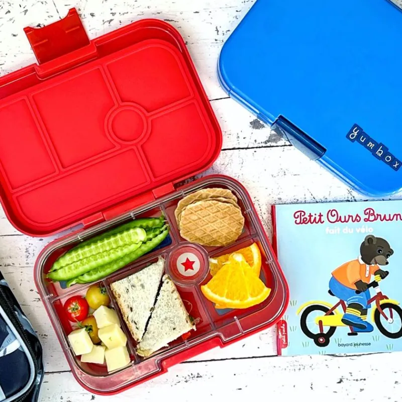 Yumbox Madpakken*Original 6 Rum, Red/Race
