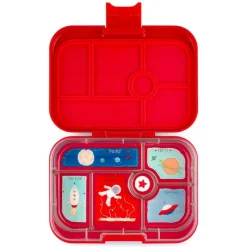 Yumbox Madpakken*Original 6 Rum, Roar Red/Rocket