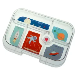 Yumbox Madpakken*Original 6 Rum, Roar Red/Rocket