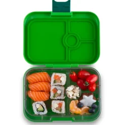 Yumbox Madpakken*Panino 4 Rum, Green/Bike Race