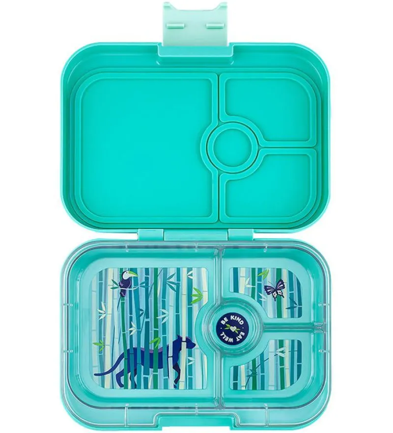 Yumbox Madpakken*Panino 4 Rum, Tropical Aqua/Panther