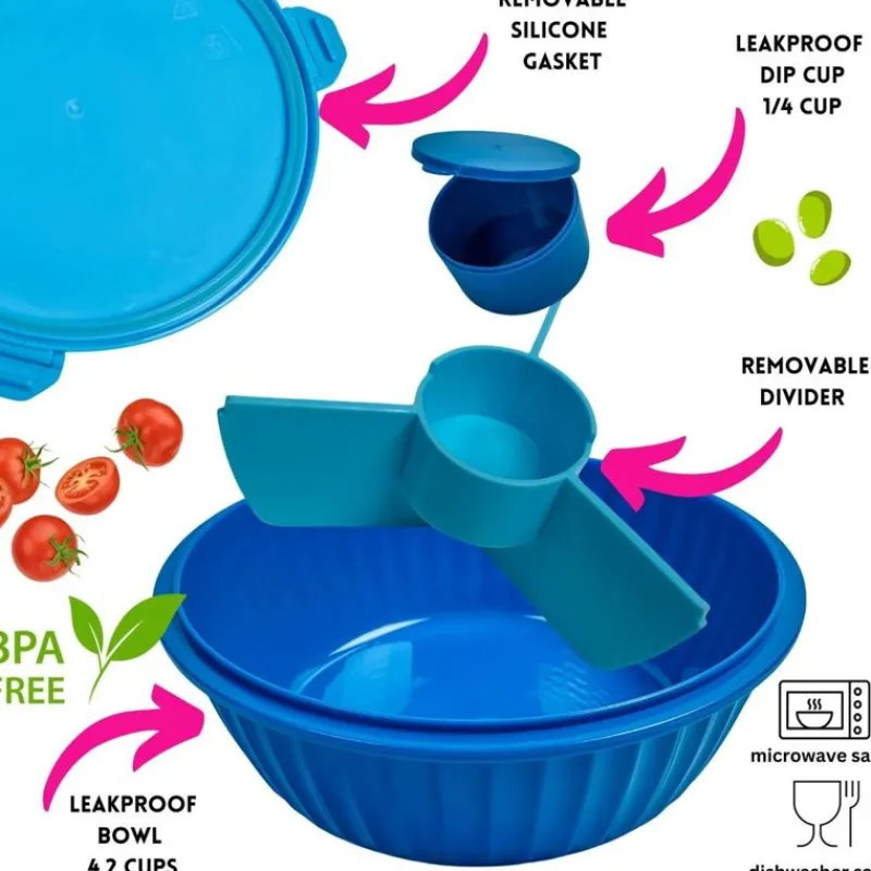 Yumbox Madpakken*Pokebowl Madkasse, Hawaii Blue