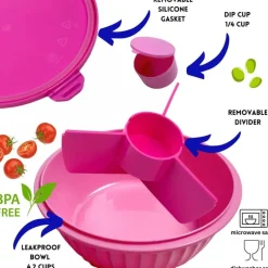 Yumbox Madpakken*Pokebowl Madkasse, Guava Pink