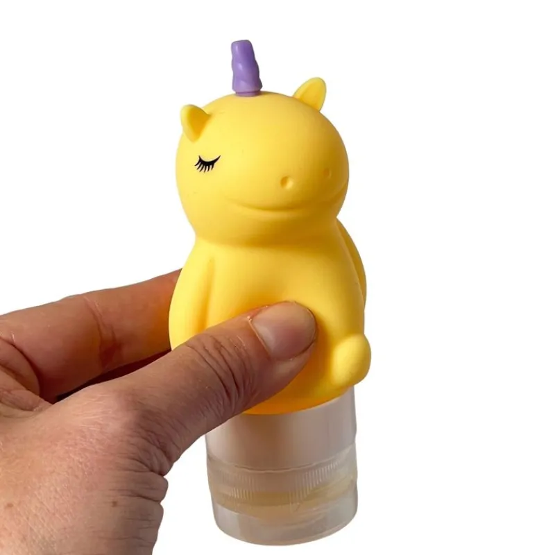 Yumbox Madpakken*Squeeze Flaske, Unicorn Yellow