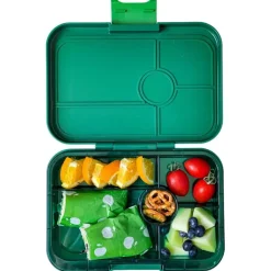 Yumbox Madpakken*Tapas 5 Rum, Green/Clear