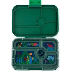 Yumbox Madpakken*Tapas 5 Rum, Green/Jungle