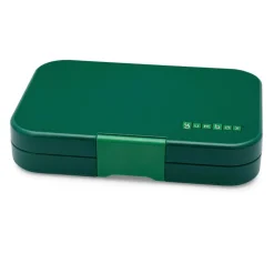Yumbox Madpakken*Tapas 4 Rum, Green/Race Car
