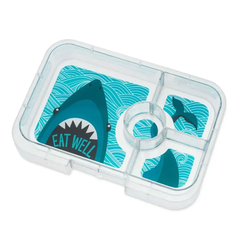 Yumbox Madpakken*Tapas 4 Rum, True Blue/Shark